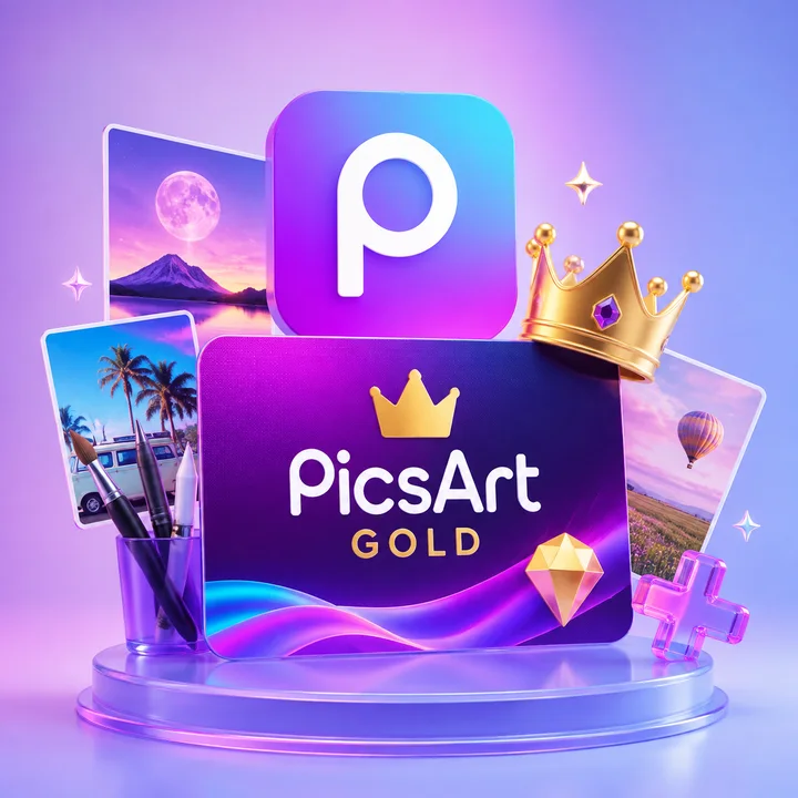اکانت PicsArt Gold